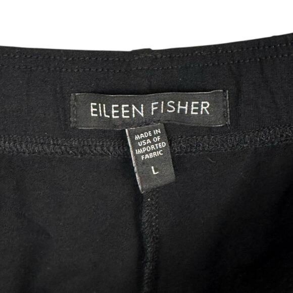 Eileen Fisher Slow Fashion Rayon Stretch Soft Comfort Wrap Waist Pants Large - Picture 3 of 13
